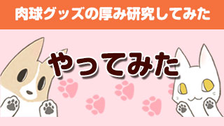 肉球グッズ厚み