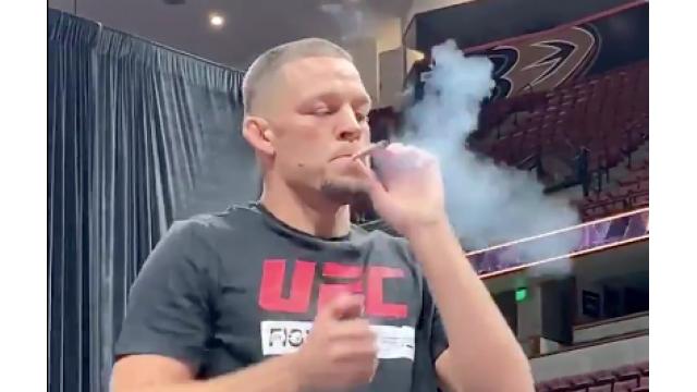 ネイト・ディアス、公開練習でプカプカ！　UFCマリファナ最新事情■MMA Unleashed