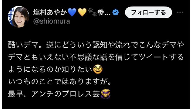 塩村あやかの「プロレス芸」はなぜここまで燃えたのか