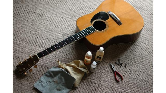 アコギメンテナンス（弦交換ついでにお掃除の巻）