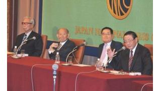 戦争法案「国策を大きく誤る」／山崎・亀井・藤井・武村氏　元自民幹部ら反対表明