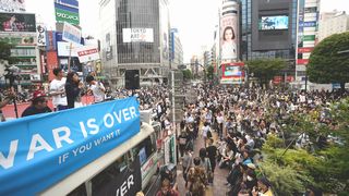 ＳＥＡＬＤｓ「声上げるのは今」／「戦争法案とめる」街響く／東京・渋谷で学生がアピール街宣