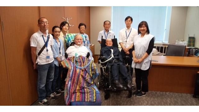 れいわ新選組の船後靖彦議員と参議院会館で面談　重度障がいの当事者が国会議員になる意味について