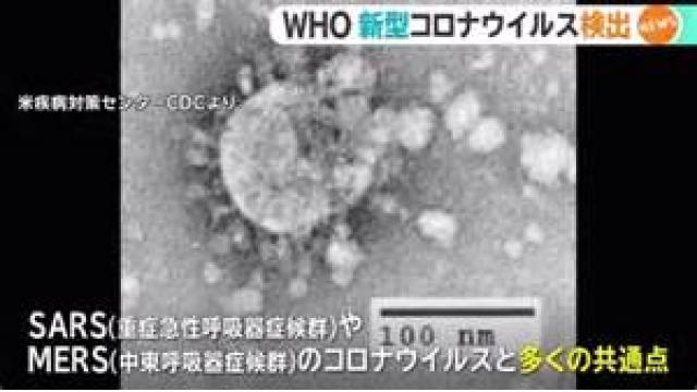 【動画】SARSを上回る可能性がある新型コロナウィルス　人工的に作られたという説と武漢の状況