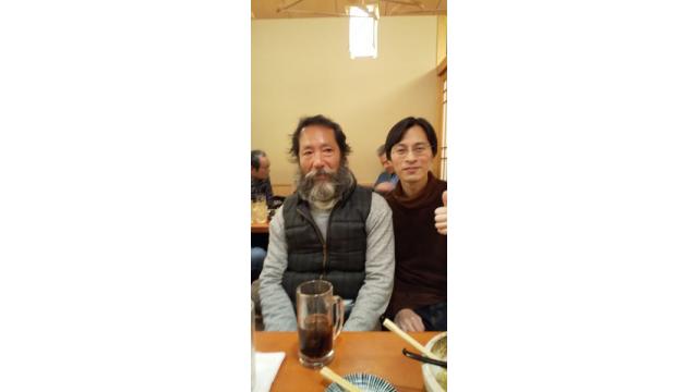 忘年会で、貨幣研究家・作家の安部芳裕氏と久しぶりにお会いする