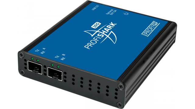 SR/LR/ER SFP+対応ファイバネットワーク用 10Gbps USB3接続 ハードウエアキャプチャ ProfiShark 10G
