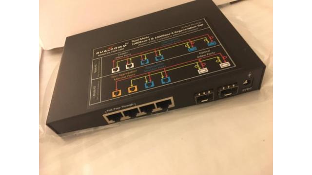 Dualcomm社 ETAP-2306 Dual-Mode Gigabit Copper ＆ Fiber Ethernet TAPのご紹介
