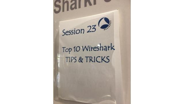 TOP 10 Wireshark TIPS & TRICKS Sharkfest2017で講演しました