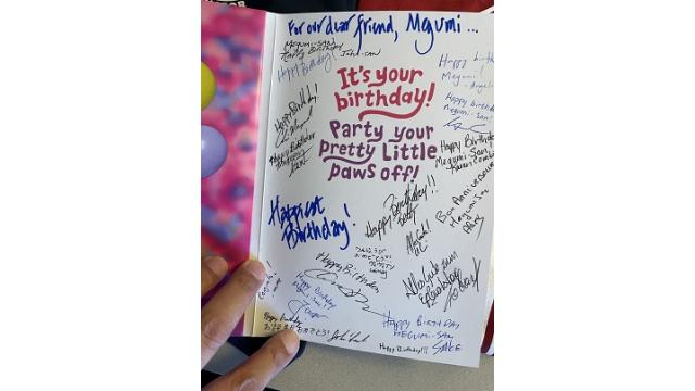 Wiresharkコミュニティから誕生日カードをもらいました！