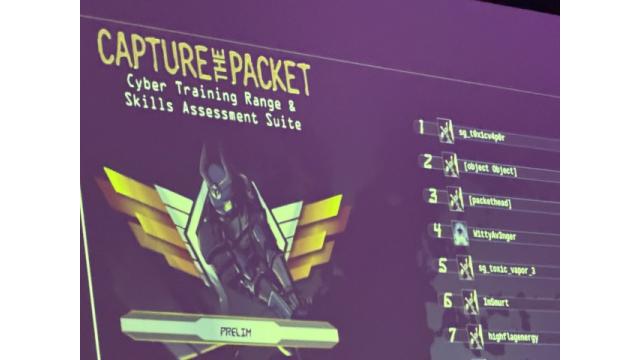 CTP@Packet Hacking Village
