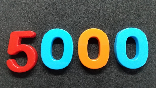 通算５０００号達成！