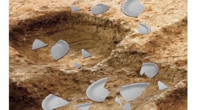 割れた皿大量に出土　カッパの集落跡か　京都・黄桜町