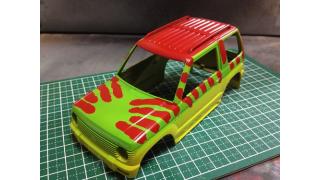 ジュラシックパークジオラマ製作！～フジミ・パジェロミニ～②