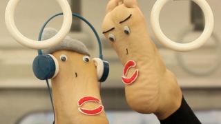 【かんがえる足】足の裏が車内マナーについて語る？【車内マナー篇】