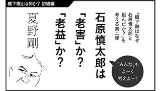 【橋下徹とは何か？】夏野剛インタビュー　「橋下徹はなぜ石原慎太郎と組んだか？」を考える第二弾　「老害」か？ 「老益」か？ それが問題だ！