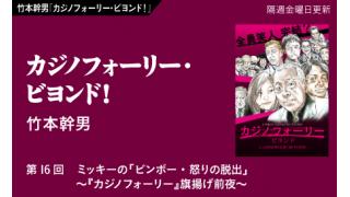 【竹本幹男「カジノフォーリー・ビヨンド！」】 第16回　ミッキーの「ビンボー・怒りの脱出」　〜『カジノフォーリー』旗揚げ前夜〜