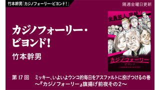 【竹本幹男「カジノフォーリー・ビヨンド！」】 第17回　ミッキー、いよいよウンコ的毎日をアスファルトに投げつけるの巻〜『カジノフォーリー』旗揚げ前夜その２〜