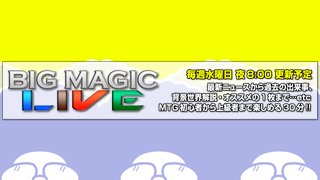 BIG MAGIC LIVE :backyard ～MTGと共にある日常～