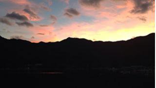 九鬼の景色　Part1　夕焼けと日の入