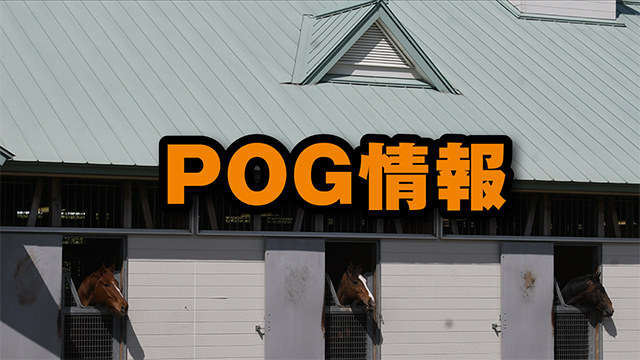【POG情報】 競馬王編集部厳選2歳馬50頭リスト2022-2023