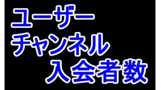 ユーザーチャンネルの入・退会者数　2013年度12月～2014年度6月
