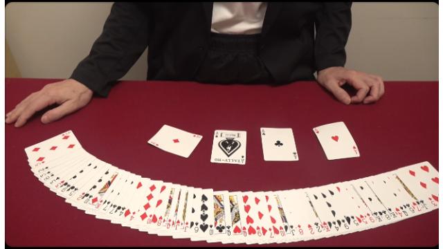 530 ポケットに移る4枚のエース