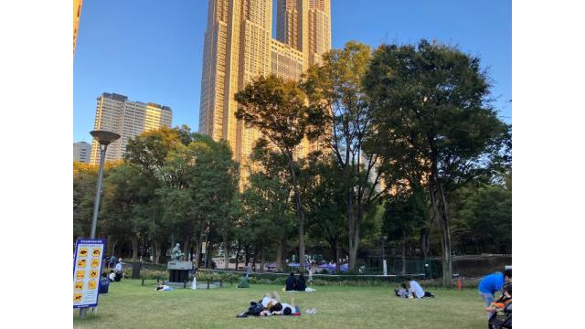 新宿中央公園オフ　うまい棒食べる会