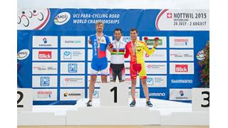 2015パラサイクリングロード世界選で 藤田がアルカンシエル獲得！