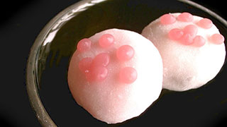 ニャンと可愛い肉球スイーツ