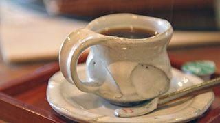 天然炭酸水で作る水出しコーヒー＠週末カフェ「山びこ」