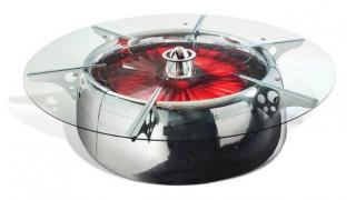 【本物】ボーイング747の「ジェットエンジン」を会議用テーブルにしてみた