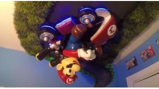 こんな部屋が欲しかった！「マリオカート8」をテーマにしたパパが手作り子供部屋