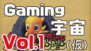 Gaming宇宙第一回目放送の動画、うpしてあります