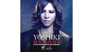 X JAPANドキュメンタリー映画 “We Are X” メキシコ グアナジュアト国際映画祭ファイナルでYOSHIKIピアノパフォーマンスも決定！！125カ国4,000作の中から唯一選出、野外特設会場にて試写決定！