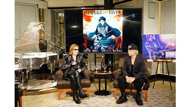 『YOSHIKI CHANNEL』ビッグサプライズ連発の神回に！YOSHIKI feat.HYDE「Red Swan」全編楽曲世界初公開