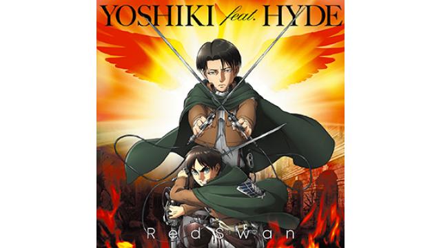YOSHIKI feat. HYDE「Red Swan」日本を含む１４カ国で１位獲得！現在、ロックチャート米6位、英8位に上昇中