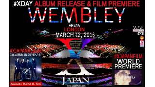 X JAPAN SSE Arena Wembley　「YOSHIKI MEMBER TOUR」 　YOSHIKI mobile受付！！
