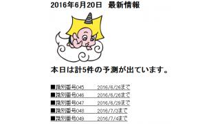2016年6月20日　最新情報