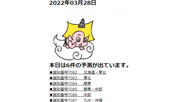 2022年03月28日　最新情報