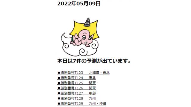 2022年05月09日　最新情報
