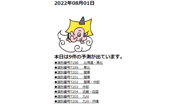 2022年08月01日　最新情報
