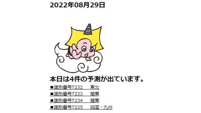 2022年08月29日　最新情報