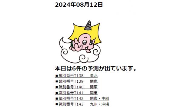 2024年08月12日　最新情報