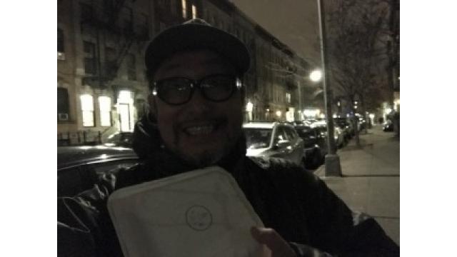 散歩の途中に夜ご飯