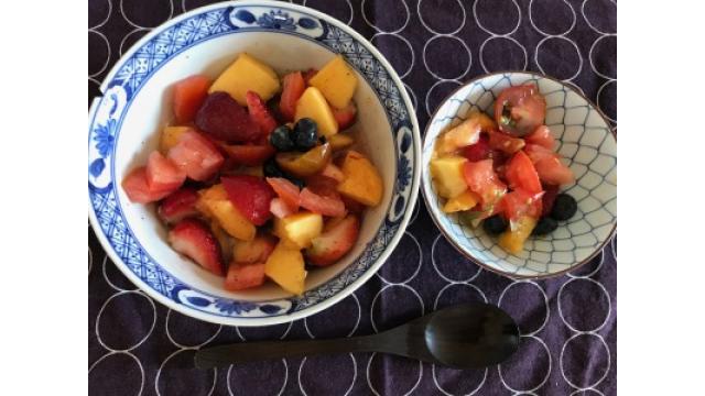 大江屋レシピ(38) 「桃のサラダ」の巻