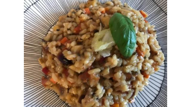 大江屋レシピ(44) 「Senri流ライムトマトリゾット」の巻