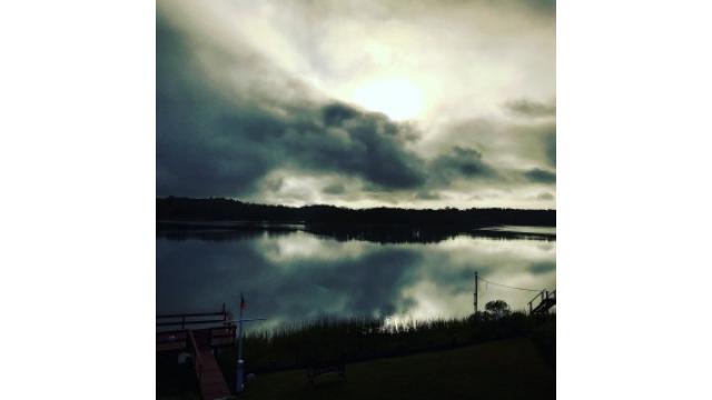 友人のギタリスト、ルーさんにサプライズ!