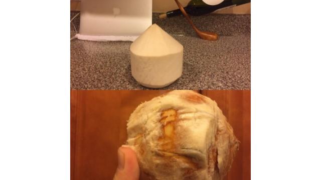 ココナッツウオーター飲も