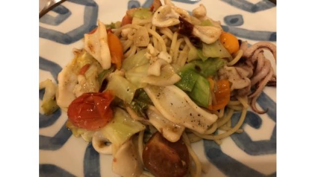 大江屋レシピ(68)「春キャベツとヤリイカのフェデリーニ」の巻