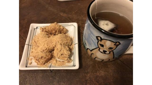 団子作りきな粉で！